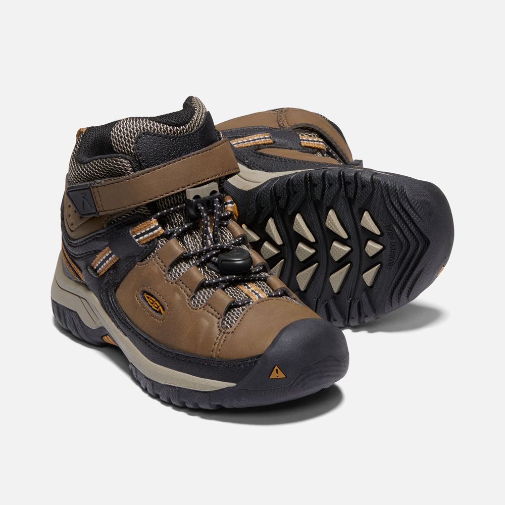 Botas de Seguridad Keen Mexico Marrom/Negros - Niños Targhee Waterproof - NS5869124